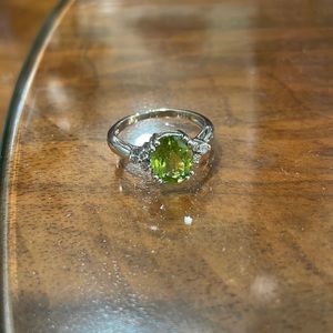 Peridot ring